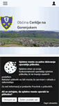 Mobile Screenshot of cerklje.si